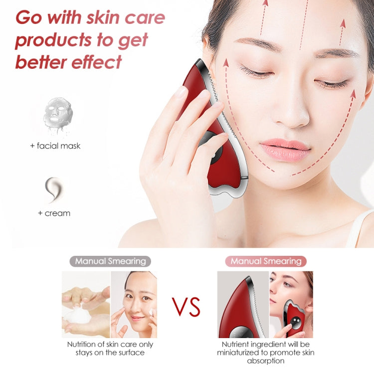 K-SKIN KD817 Facial Scratch Pad Dredge Meridian Soothing Fatigue Scraping Plate Electric Massager Soothing Stress USB Charging