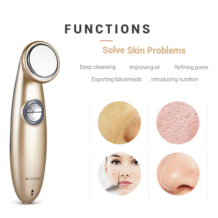 K-SKIN KD9930 Facial Thermostat Beauty Introduction Instrument Beauty Device Face Cleansing Massager for Women Facial Skin Care
