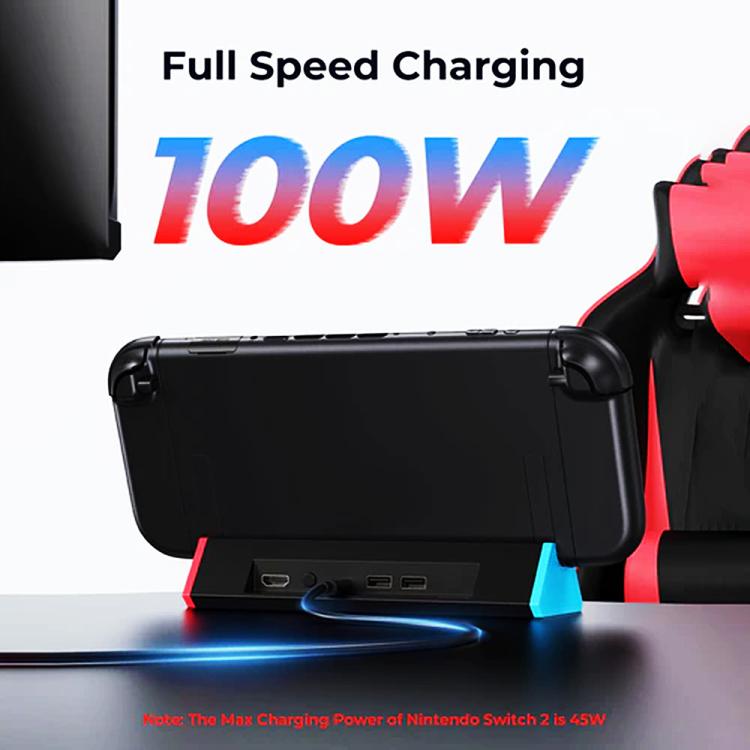 For Nintendo Switch 2  4K Docking Station Projection Dock Base