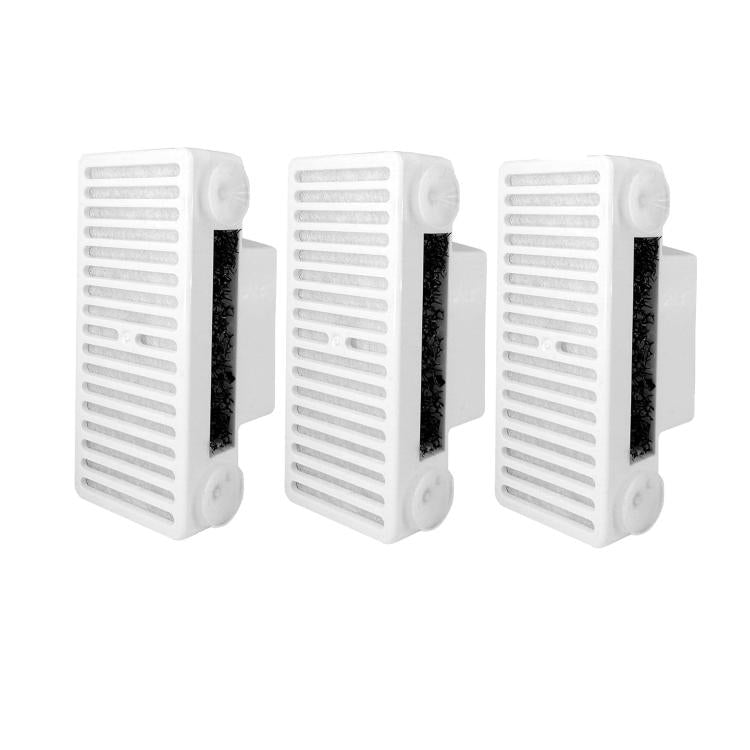 3pcs / Pack T-Shaped Filters Replacement Refill For Pioneer Mini Vortex And Swan Pet Drinking Fountain