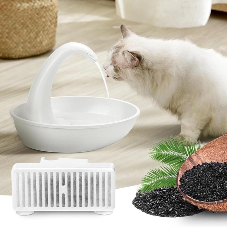 3pcs / Pack T-Shaped Filters Replacement Refill For Pioneer Mini Vortex And Swan Pet Drinking Fountain