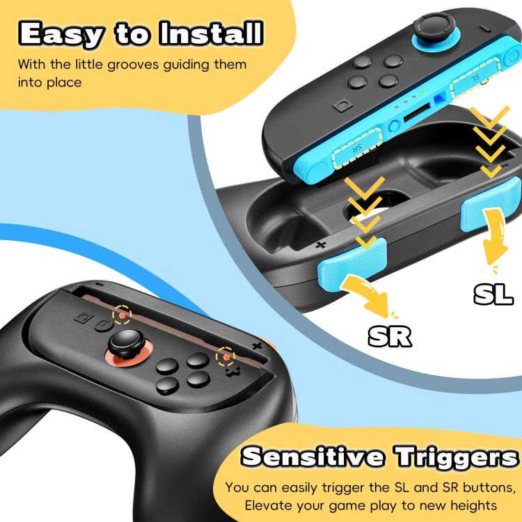 Left And Right Handle Gaming Grips Set