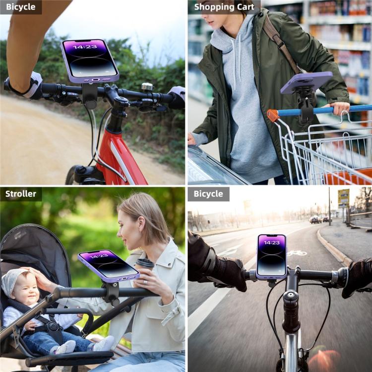 HL-143M Mountain Road Cycling Bike Handlebar Mount Rotatable Quick Release Navigation Holder