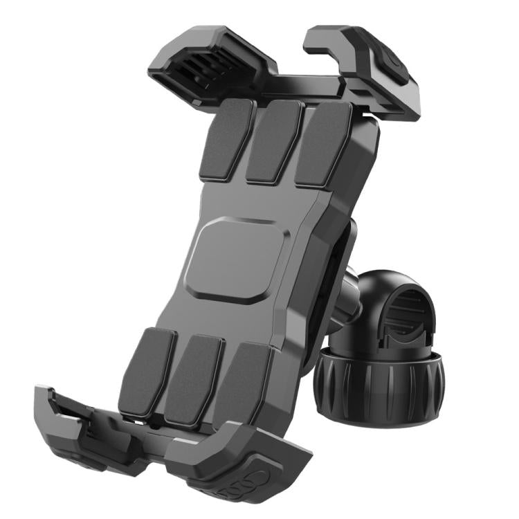QX-25A Motorcycle Bicycle Handlebar Phone Mount 360 Rotation Shockproof Navigation Holder