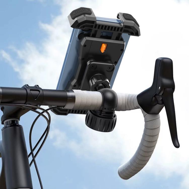 QX-25A Motorcycle Bicycle Handlebar Phone Mount 360 Rotation Shockproof Navigation Holder