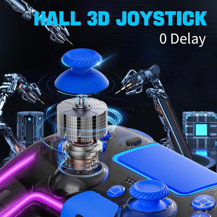 Dual Hall Effect Joystick Game Controllers