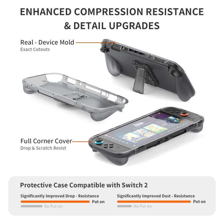 Game Game Console TPU Protective Case with Back Support