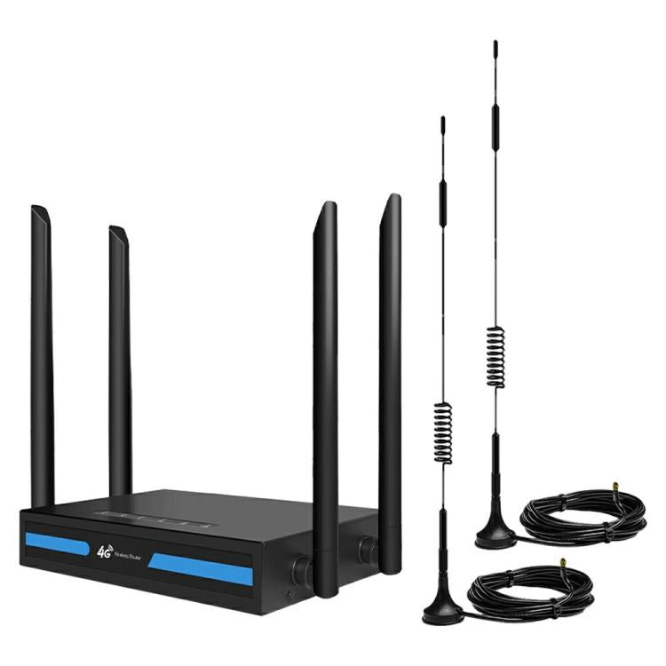 ED126-E With 2 Outdoor Suction Cup Antennas 4G LTE Router WiFi CPE Wireless Network Router