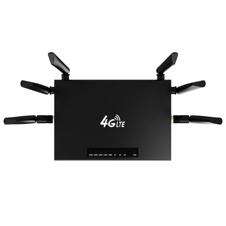 ED128 6 Antennas SIM Card Eurasia Version 4G LTE 300Mbps Wireless WiFi Home Office Router