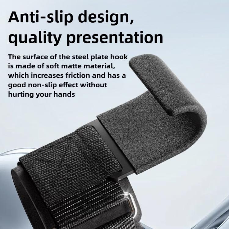 1 Pair Fitness Steel Plate Assist Hook Wristband