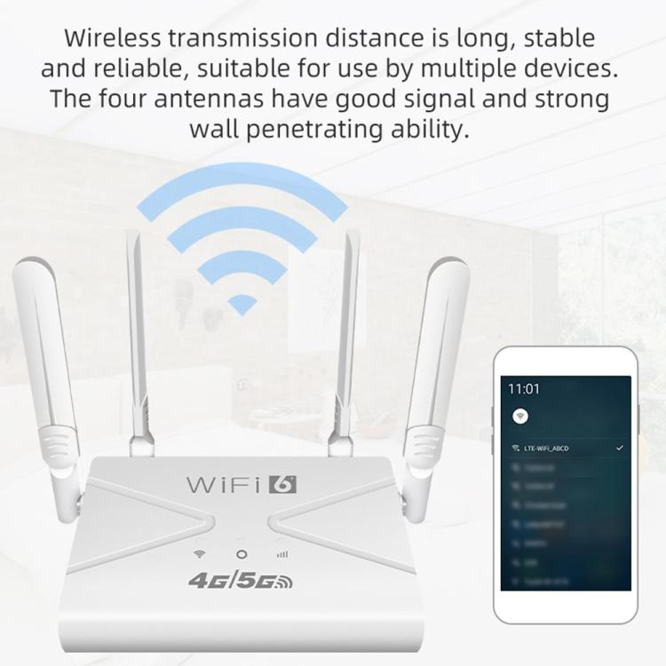 CPE907-E Eurasian Edition 150Mbps Download Speed 4 Antennas SIM Card Router 4G LTE WiFi Router
