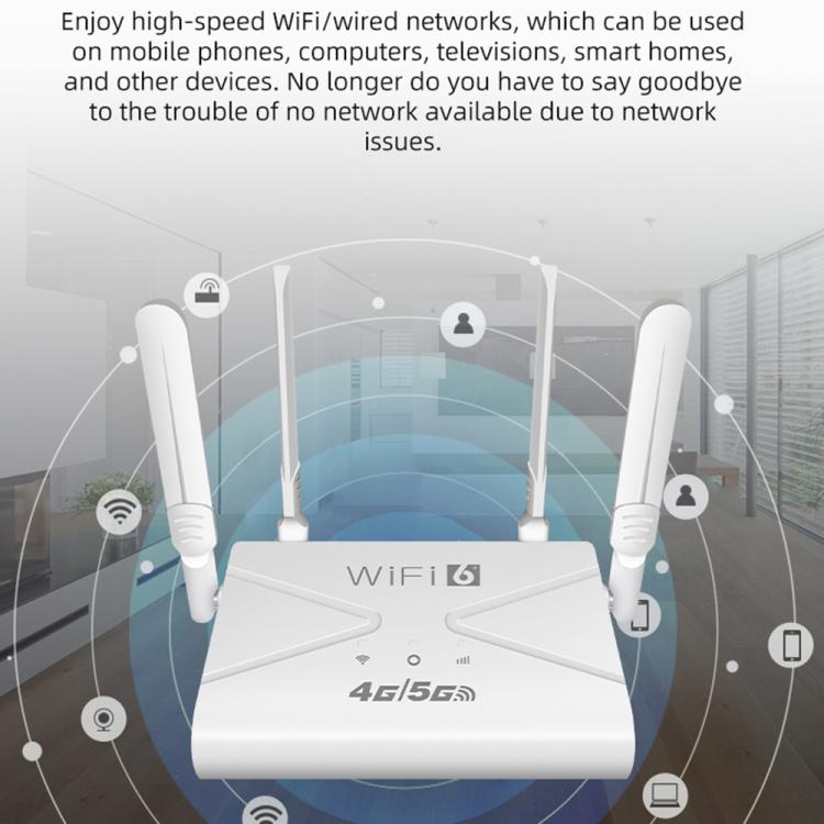 CPE907-E Eurasian Edition 150Mbps Download Speed 4 Antennas SIM Card Router 4G LTE WiFi Router