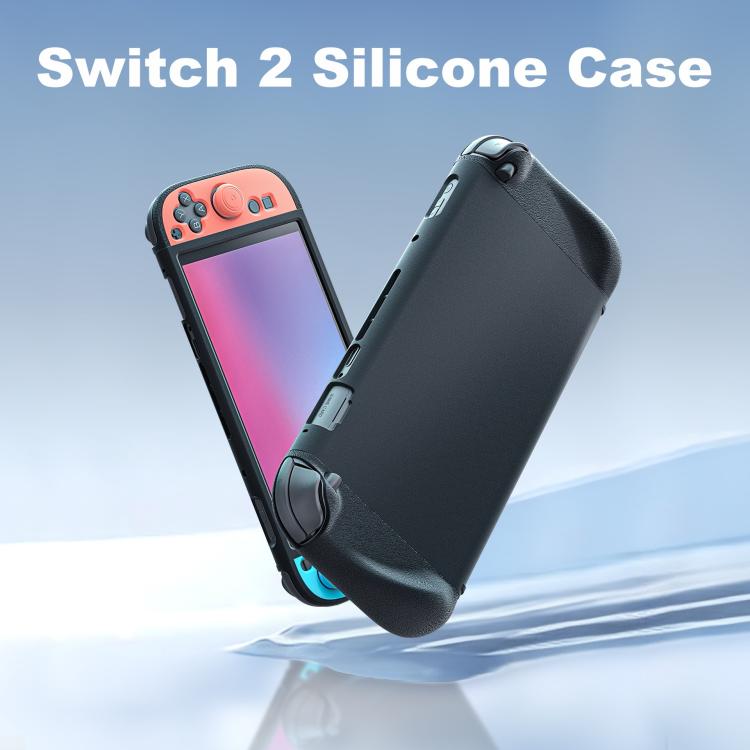 Game Console Controllers Detachable Dual-Color Split Silicone Protective Case with Joystick Caps