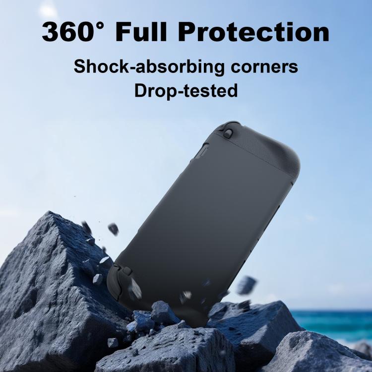 Game Console Controllers Detachable Dual-Color Split Silicone Protective Case with Joystick Caps