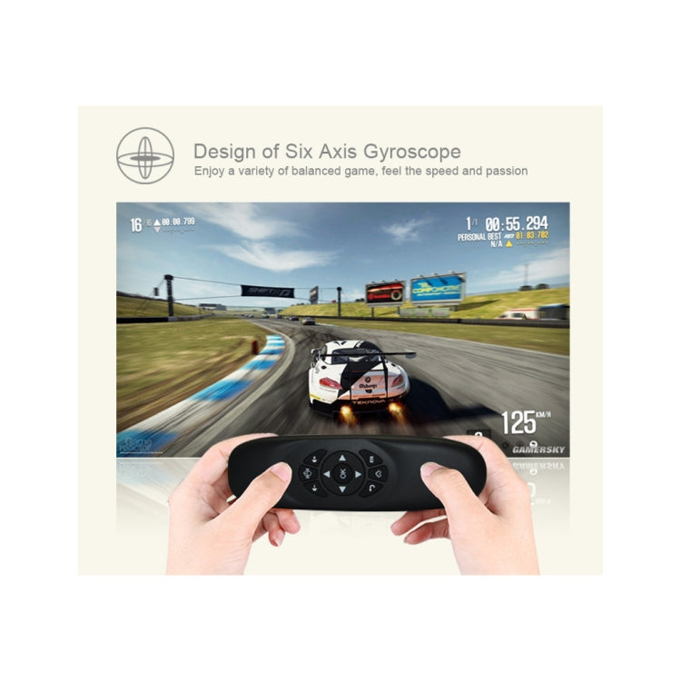 C120 2.4G Mini Keyboard Wireless Remote Mouse with 3-Gyro & 3-Gravity Sensor for PC / HTPC / IPTV / Smart TV and Android TV Box etc