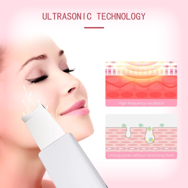 K-SKIN KD8070 Electric Ultrasonic Facial Scrubber Cleanse Massage Brighten Lift Skin Care Spatula