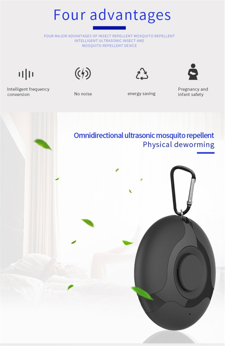 Ultrasonic Mosquito Repellent Electronics Cockroach Spider USB Charging Smart Mosquito Drive