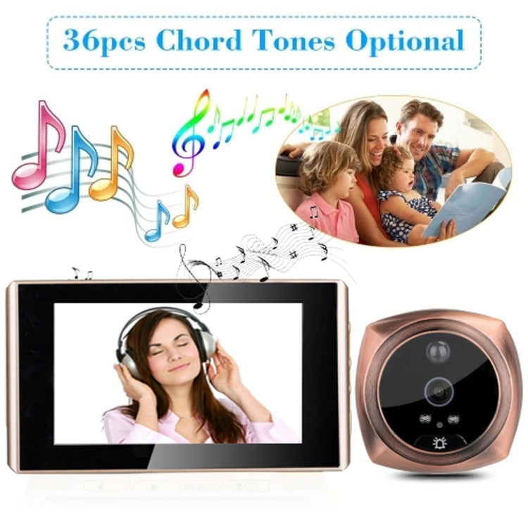 4.3 inch LCD Color Screen Digital Doorbell Door Eye Doorbell Electronic Peephole Door Camera Viewer