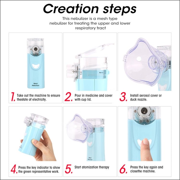 RZ823 Health Network Nebulizer Handheld Household Child Adult Asthma Inhaler Mini Care Inhalation Ultrasonic Nebulizer