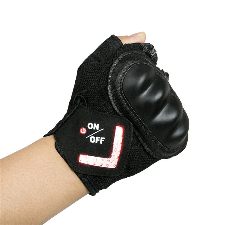 Automatic Induction Turn Signal Gloves Riding Warning Light Gloves