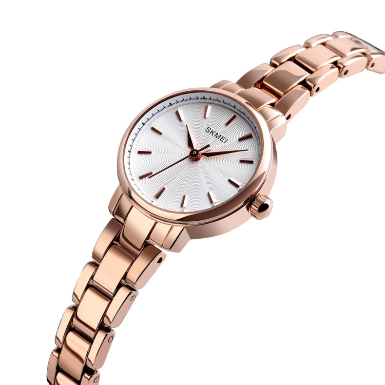 Skmei 1410 Lady Quartz Watch European and American Fashion Watch Business Leisure Steel Belt Lady Watch