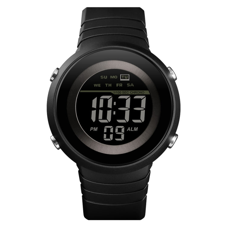 SKMEI 1497 Fashion Simple Backlight Single Display Electronic Watch Timing Alarm Watch