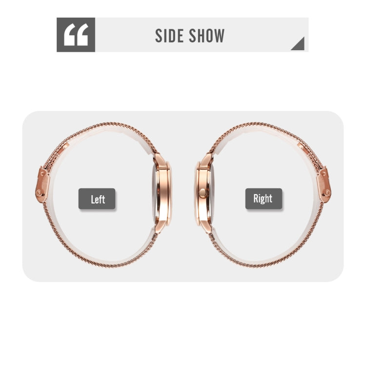 SKMEI 1528 Simple Fashion Lady Watch Casual Netting Scale