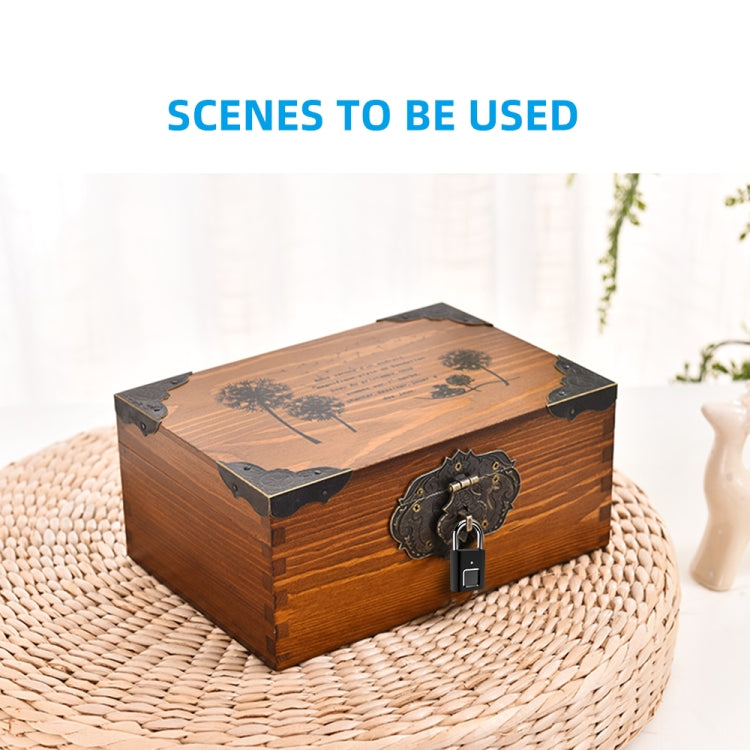 L34 Fingerprint Lock Smart Lock Household Luggage Dormitory Storage Cabinet Electronic Padlock