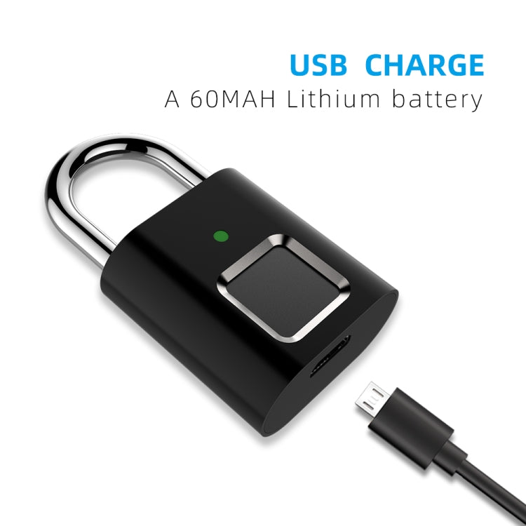 L34 Fingerprint Lock Smart Lock Household Luggage Dormitory Storage Cabinet Electronic Padlock