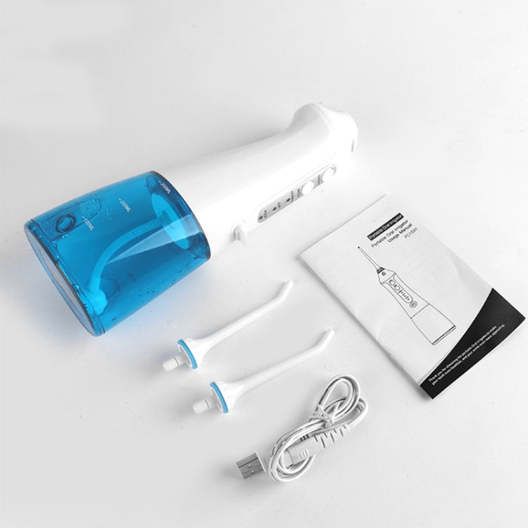 Wireless Water Floss Cleaner Portable 1400mAh USB-Rechargeable Water Flosser IPX7 Waterproof Oral Irrigator, Water Tannk Capacity: 300ML