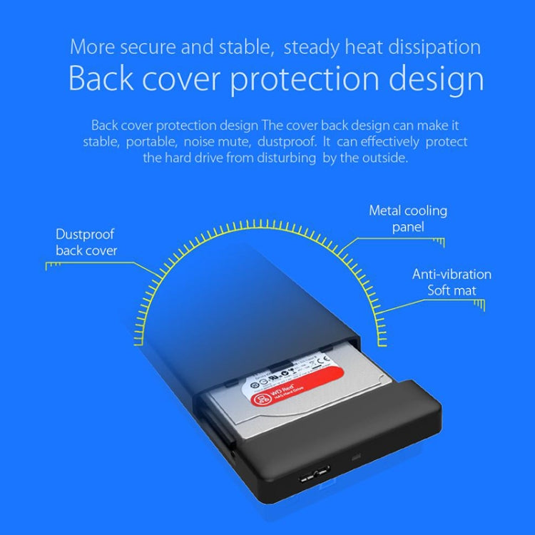 ORICO 2588US3-V1 2.5 inch USB3.0 Hard Drive Enclosure