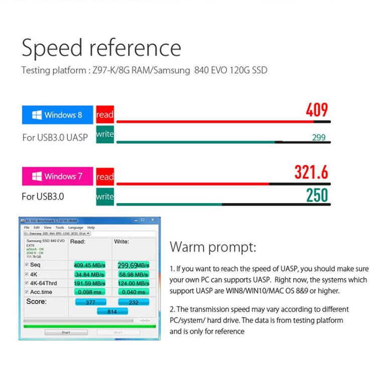 ORICO 2588US3-V1 2.5 inch USB3.0 Hard Drive Enclosure