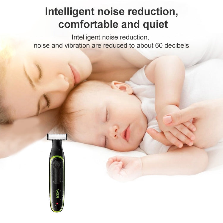 VGR V-017 10W USB Men Minimalist Small T Shaver