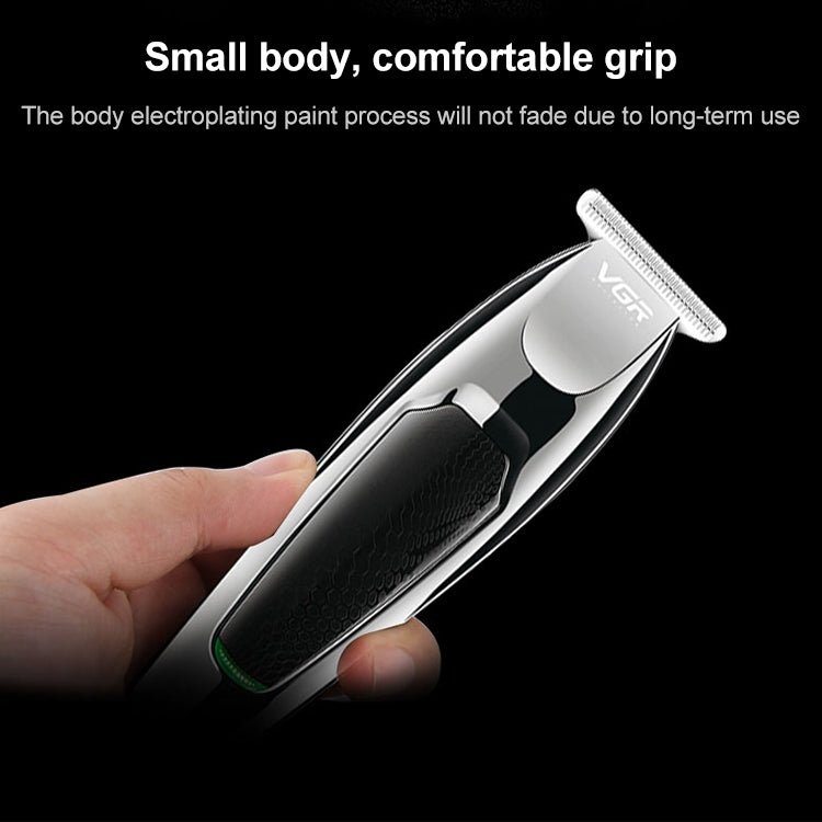 VGR V-030 10W USB Cutter Head Engraving Electric Hair Clipper with 5 Limit Combs