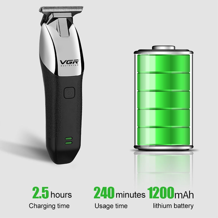 VGR V-171 5W USB Portable Push White Electric Clippers
