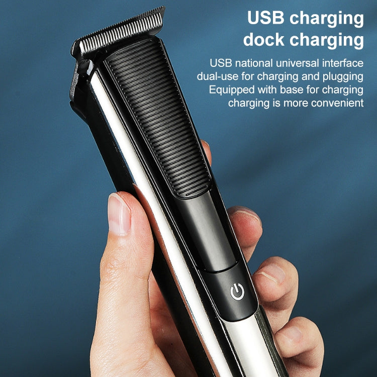VGR V-178 5W USB Portable Hair Clipper with LED Display & Base