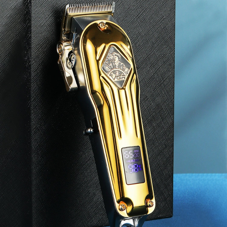 VGR V-267 10W USB Metal Hair Clipper with LED Digital Display & 5 Gears Adjustment