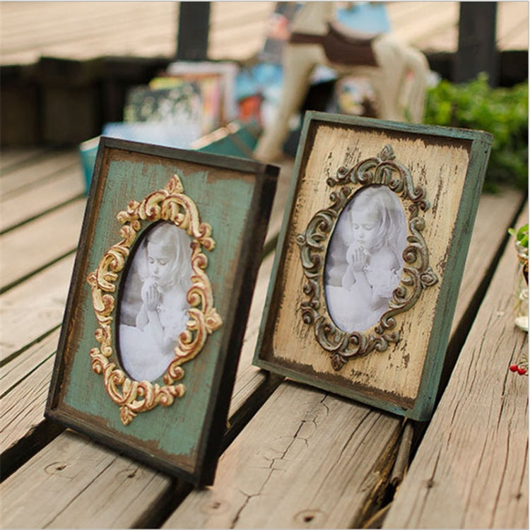 Vintage Wooden Photo Frame Home Decor Wedding Desktop Wall Picture Frame