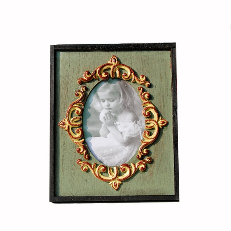 Vintage Wooden Photo Frame Home Decor Wedding Desktop Wall Picture Frame