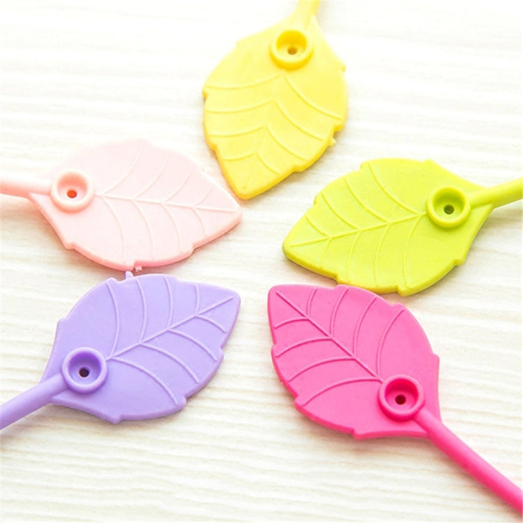 20 PCS Environmental Protection Silicone Plastic Bag Sealing Clip Food Bag Bundle Cable Tie, Random Color Delivery