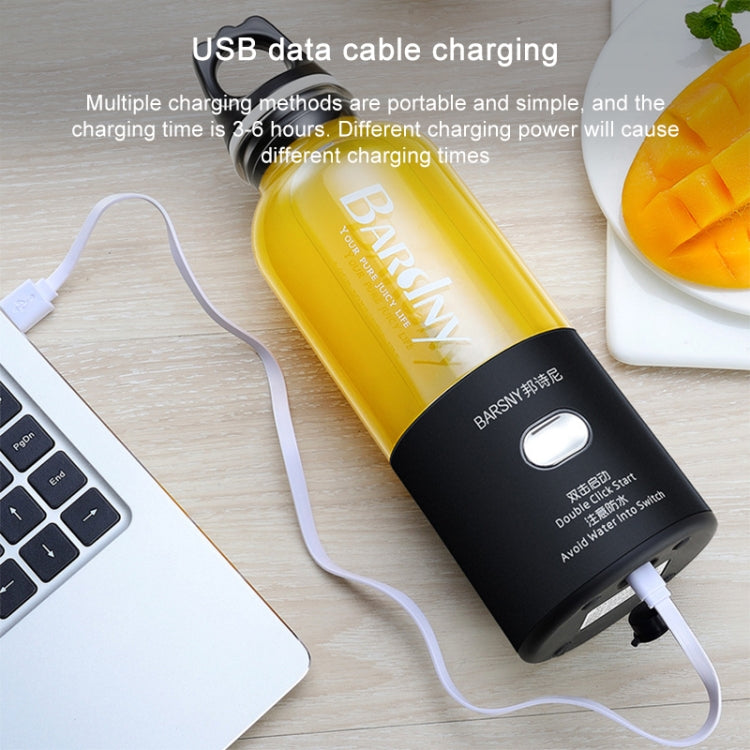 Multifunctional Juicer Rotatory Extractor Cup Portable USB Charge Juicer Blender with 6 Blades