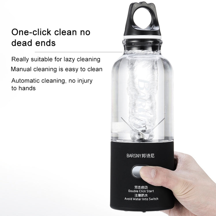 Multifunctional Juicer Rotatory Extractor Cup Portable USB Charge Juicer Blender with 6 Blades