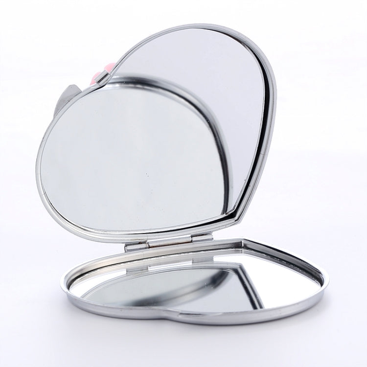 Hand-made DIY Creative Mirror Heart-shaped Double-side Makeup Mirror