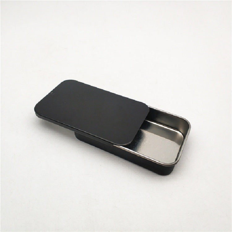 2 PCS Slide Sliding Iron Box Guitar Picks Music Equipment Accessories Storage Box