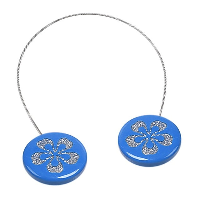 2 PCS Simple Modern Magnet Wire Curtain Buckle Magnetic Free Installation Curtain Strap Tie Wire Curtain Hook