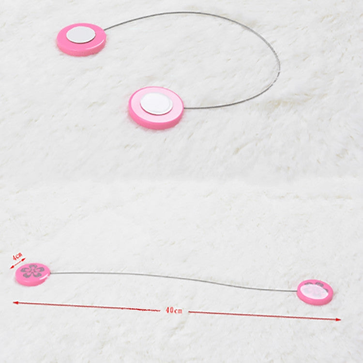 2 PCS Simple Modern Magnet Wire Curtain Buckle Magnetic Free Installation Curtain Strap Tie Wire Curtain Hook