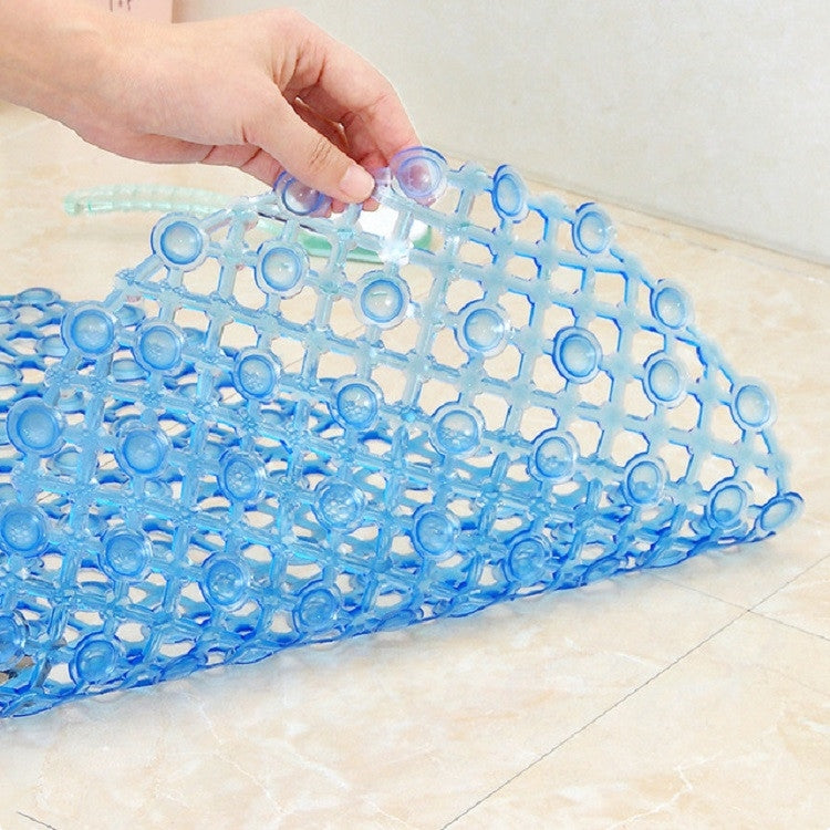 Waterdrop Bathroom Mat with Suction Cup Massage Foot Mat Bathtub Anti-slip Mat