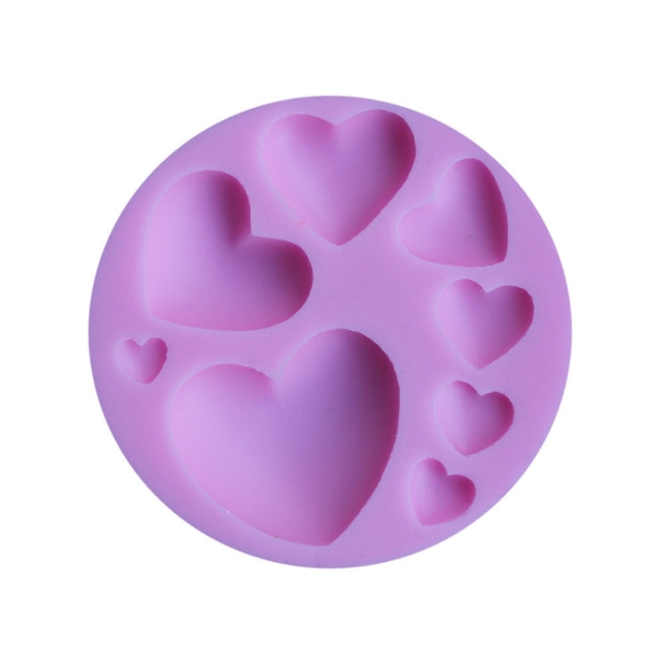 2 PCS DIY Baking Cake Mold Love Pattern Fondant Silicone Mold