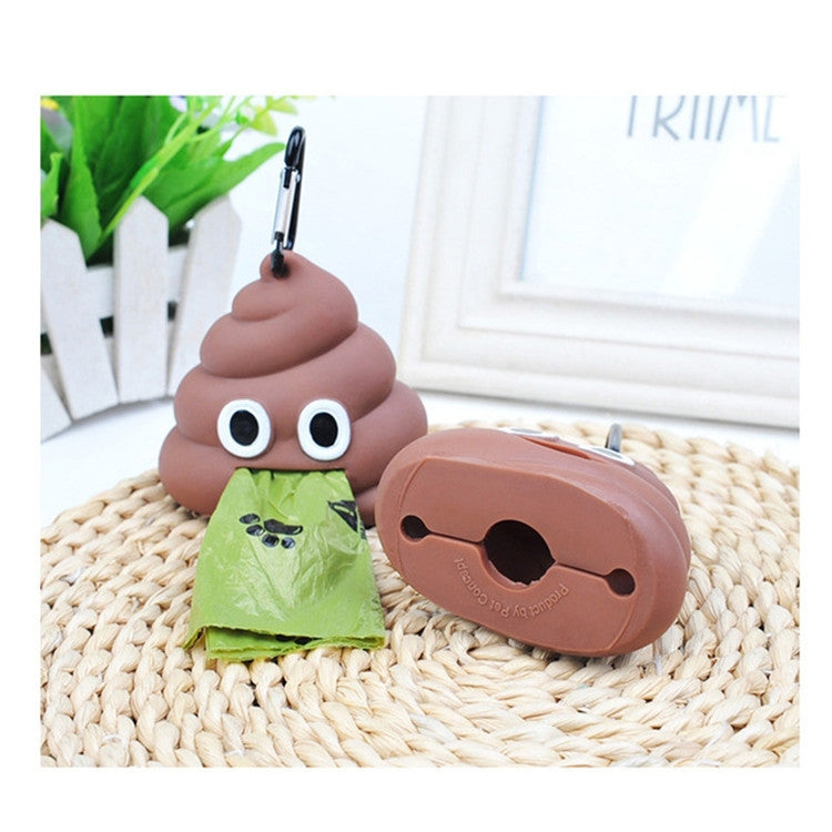 Pets Go Out Portable Soft Silicone Pet Toilet Bag Storage Box