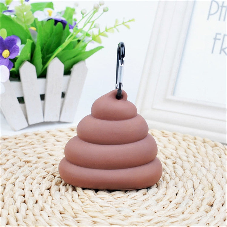 Pets Go Out Portable Soft Silicone Pet Toilet Bag Storage Box